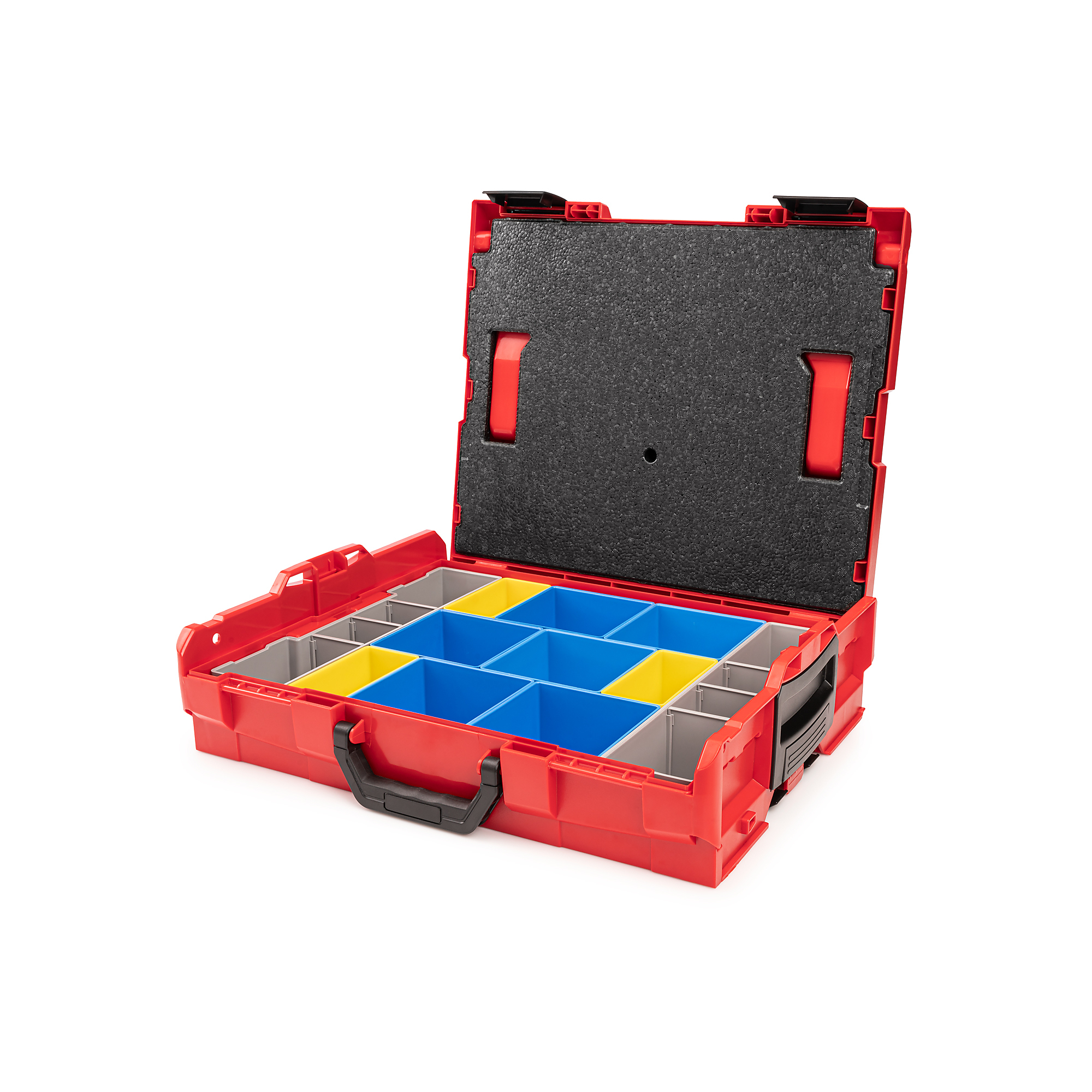 TEKTON Shallow Stacking Tool Box (L-BOXX 1) with 11-Piece Organizer Bin Set and Lid Insert | OLB91007